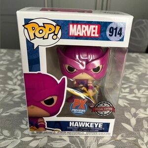 Marvel Hawkeye ( original suit ) Funko Pop special edition